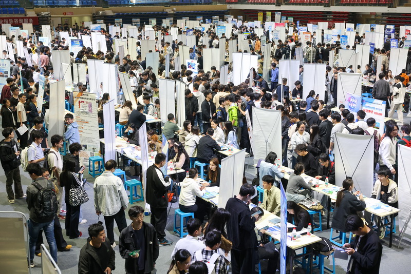 〔紫金山新闻〕南京工业大学2027届毕业生秋季综合招聘会举行