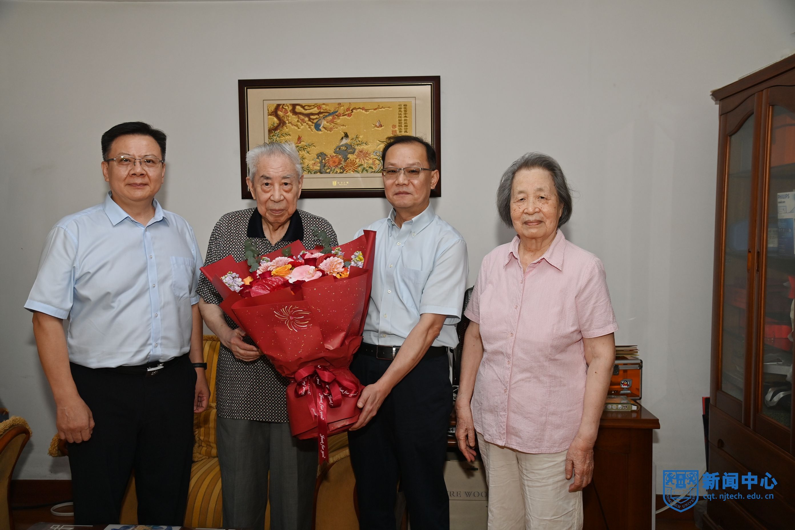 校领导教师节走访慰问院士